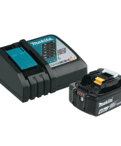 Makita BL1840BDC1 18-Volt LXT Lithium-Ion High Capacity Battery Pack 4.0Ah with Fuel Gauge and Charger Starter Kit