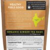 FGO Organic Ginger Tea Bags 100 Tea Bags Eco-Conscious Tea Bags in Kraft Bag Raw from India FGO Organic Ginger Tea Bags 100 Tea Bags Eco-Conscious Tea Bags in Kraft Bag Raw from India