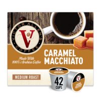 Victor Allen’s Caramel Macchiato for K-Cup® Keurig 2.0® Brewers, 42 Count, Victor Allen’s Coffee® Medium Roast Single Serve Coffee Pods