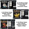 Bare Baked Crunchy Fruit Snack Pack, Gluten Free, Apples, Bananas, and Coconut Flavors, 0.53oz (16 Count) Bare Baked Crunchy Fruit Snack Pack, Gluten Free, Apples, Bananas, and Coconut Flavors, 0.53oz (16 Count)