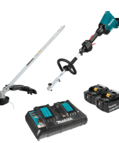 Makita XUX01M5PT 18-Volt X2 (36-Volt) LXT Lithium-Ion Brushless Couple Shaft Power Head Kit with Trimmer Attachment (5.0Ah)