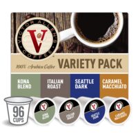 Victor Allen 14206067 Flavored & Unflavored Coffee Variety Pack for K-Cup® Keurig 2.0® Brewers, 96 Count Victor Allen’s Coffee® Single Serve Coffee Pods