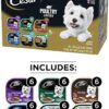 CESAR Soft Wet Dog Food Classic Loaf in Sauce Steak and Chicken Lovers Variety Pack, 6 Flavours - 36 Count