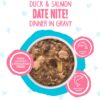 Weruva B.F.F. Omg - Best Feline Friend Oh My Gravy!, Date Nite! With Duck & Salmon In Gravy Cat Food, 2.8Oz Pouch (Pack Of 12)