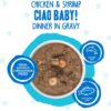 Weruva B.F.F. OMG - Best Feline Friend Oh My Gravy!, Ciao Baby! with Chicken & Shrimp in Gravy Cat Food, 2.8oz Pouch (Pack of 12)