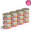Weruva Wet Cat Food B.F.F. Play - Best Feline Friend Paté Lovers, Aw Yeah!, Tuna & Salmon Oh Snap! with Tuna & Salmon, 2.8oz Can (Pack of 12)