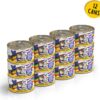 Weruva Wet Cat Food B.F.F. OMG - Best Feline Friend Oh My Gravy!, Chicken & Beef Be Happy with Chicken & Beef in Gravy, 2.8oz Can (Pack of 12)