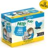 Weruva Wet Cat Food B.F.F. PLAY - Best Feline Friend Paté Lovers, Aw Yeah!, Chicken Cherish with Chicken, 3oz Pouch (Pack of 12)