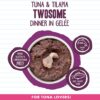 Weruva Best Feline Friend (B.F.F.) Tuna & Tilapia Twosome with Tuna & Tilapia in Gelée Cat Food, 5.5oz Can (Pack of 24), Purple