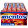 Mentos Candy, Mint Chewy Roll, Cinnamon, Non Melting, Party, 14 Pieces ( Pack of 15) Mentos Candy, Mint Chewy Roll, Cinnamon, Non Melting, Party, 14 Pieces ( Pack of 15)