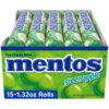 Mentos Chewy Mint Candy Roll, Green Apple, Bulk, Party, Non Melting, 1.32 ounce/14 Pieces (Pack of 15) Mentos Chewy Mint Candy Roll, Green Apple, Bulk, Party, Non Melting, 1.32 ounce/14 Pieces (Pack of 15)