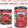 Purina ONE Natural Pate Wet Dog Food, SmartBlend Beef & Brown Rice Entrée - (12) 13 oz. Cans