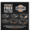 RIDGID AC9540 18V Lithium-Ion MAX Output 4.0 Ah Battery and Charger Starter Kit