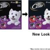 CESAR Soft Wet Dog Food Classic Loaf in Sauce Beef Recipe, Filet Mignon, Grilled Chicken and Porterhouse Steak Variety Pack, (24) 3.5 oz. Easy Peel Trays