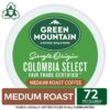Green Mountain Coffee Roasters Colombia Select, Single-Serve Keurig K-Cup Pods, Medium Roast Coffee, 12 Count (Pack of 6)