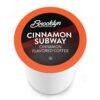 Brooklyn Beans Cinnamon Subway Gourmet Coffee Pods, Compatible with 2.0 Keurig K Cup Brewers, 40 Count