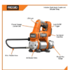 RIDGID R860445B 18V Cordless Grease Gun (Tool Only) RIDGID R860445B 18V Cordless Grease Gun (Tool Only)