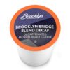 Brooklyn Beans Brooklyn Bridge Decaf Coffee Pods, Compatible with 2.0 Keurig Coffee Pods K Cup Brewers, 40 Count