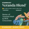 Starbucks Blonde Roast Ground Coffee Veranda Blend 1 bag (28 oz.) (Package May Vary) Starbucks Blonde Roast Ground Coffee Veranda Blend 1 bag (28 oz.) (Package May Vary)