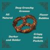 Unique Snacks Extra Dark Splits Pretzels, Delicious Vegan, Homestyle Baked, Certified OU Kosher and Non-GMO, No Artificial Flavor, 11 Oz Bags (Pack of 12)