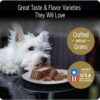 CESAR Soft Wet Dog Food Classic Loaf in Sauce Beef Recipe, Filet Mignon, Grilled Chicken and Porterhouse Steak Variety Pack, (24) 3.5 oz. Easy Peel Trays