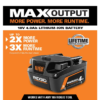 RIDGID AC9540 18V Lithium-Ion MAX Output 4.0 Ah Battery and Charger Starter Kit
