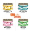 Weruva Cats in the Kitchen, Kitchen Cuties Variety Pack, Wet Cat Food by Weruva, 3.2oz Can (Pack of 12), Rainbow Weruva Cats in the Kitchen, Kitchen Cuties Variety Pack, Wet Cat Food by Weruva, 3.2oz Can (Pack of 12), Rainbow