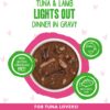 Weruva Wet Cat Food B.F.F. OMG - Best Feline Friend Oh My Gravy!, Tuna & Lamb Lights Out with Tuna & Lamb, 5.5oz Can (Pack of 8) Weruva Wet Cat Food B.F.F. OMG - Best Feline Friend Oh My Gravy!, Tuna & Lamb Lights Out with Tuna & Lamb, 5.5oz Can (Pack of 8)