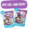 Weruva B.F.F. Omg - Best Feline Friend Oh My Gravy!, Booya! Beef & Chicken In Gravy Cat Food, 2.8Oz Pouch (Pack Of 12)