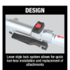 Makita EY402MP 10 in. Pole Saw Couple Shaft Attachment
