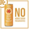 IZZE Sparkling Juice, Peach, 8.4 Fl Oz (24 Count), Package may vary
