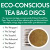 FGO Organic Ginger Tea Bags 100 Tea Bags Eco-Conscious Tea Bags in Kraft Bag Raw from India FGO Organic Ginger Tea Bags 100 Tea Bags Eco-Conscious Tea Bags in Kraft Bag Raw from India