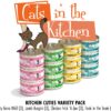 Weruva Cats in the Kitchen, Kitchen Cuties Variety Pack, Wet Cat Food by Weruva, 3.2oz Can (Pack of 12), Rainbow Weruva Cats in the Kitchen, Kitchen Cuties Variety Pack, Wet Cat Food by Weruva, 3.2oz Can (Pack of 12), Rainbow