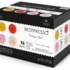 Bestpresso Coffee, Variety Pack Single Serve K-Cup Pods, 96 Count. Includes Breakfast, Colombain, Donut and Italian (Compatible With 2.0 Keurig Brewers) 8 Packs Of 12 Cups