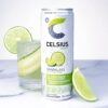 CELSIUS Sweetened with Stevia Sparkling Cucumber Lime Fitness Drink, Zero Sugar, 12oz. Slim Can (Pack of 12) CELSIUS Sweetened with Stevia Sparkling Cucumber Lime Fitness Drink, Zero Sugar, 12oz. Slim Can (Pack of 12)
