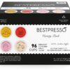 Bestpresso Coffee, Variety Pack Single Serve K-Cup Pods, 96 Count. Includes Breakfast, Colombain, Donut and Italian (Compatible With 2.0 Keurig Brewers) 8 Packs Of 12 Cups
