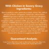 Purina Friskies Gravy Pate Wet Cat Food, Extra Gravy Pate With Chicken in Savory Gravy - (24) 5.5 oz. Cans