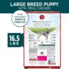 Purina ONE Natural, High Protein, Large Breed Dry Puppy Food, +Plus Large Breed Formula - 16.5 lb. Bag