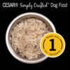 Cesar Simply Crafted Meal Topper Wet Dog Food, Pack of 10