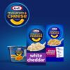 Kraft White Cheddar Macaroni and Cheese Meal (7.3 oz Boxes, Pack of 24)