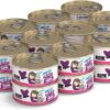 Weruva Best Feline Friend (B.F.F.) Tuna & Tilapia Twosome with Tuna & Tilapia in Gelée Cat Food, 5.5oz Can (Pack of 24), Purple