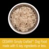 Cesar Simply Crafted Meal Topper Wet Dog Food, Pack of 10