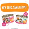 Weruva Wet Cat Food B.F.F. Play - Best Feline Friend Paté Lovers, Aw Yeah!, Tuna & Salmon Oh Snap! with Tuna & Salmon, 2.8oz Can (Pack of 12)