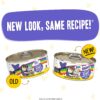 Weruva Wet Cat Food B.F.F. OMG - Best Feline Friend Oh My Gravy!, Chicken & Beef Be Happy with Chicken & Beef in Gravy, 5.5oz Can (Pack of 8)