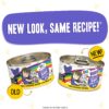 Weruva Wet Cat Food B.F.F. OMG - Best Feline Friend Oh My Gravy!, Chicken & Beef Be Happy with Chicken & Beef in Gravy, 2.8oz Can (Pack of 12)