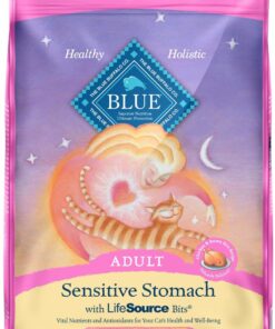 Blue Buffalo Sensitive Stomach Natural Adult Dry Cat Food, Chicken & Brown Rice 15-Lb
