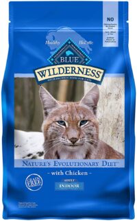 Blue Buffalo Wilderness High Protein, Natural Adult Indoor Dry Cat Food, Chicken 5-lb