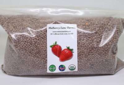 Brown Lentils, Small, 5 Pounds USDA Certified Organic, Non-GMO