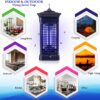 Bug Zapper 1,500 Sq. FT Coverage 15W High Powered 4000V, Mosquito Zapper, Bug Zapper Indoor