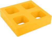 Camco Durable Leveling Block Caps, 4 Pack (44500) , Yellow